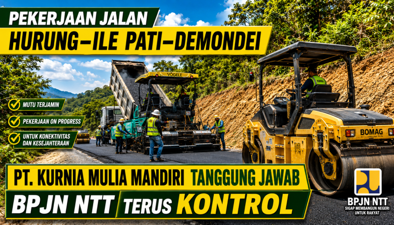 Proyek Paket Reguler Pembangunan tahun 2025 di Kabupaten Flores Timur, NTT.