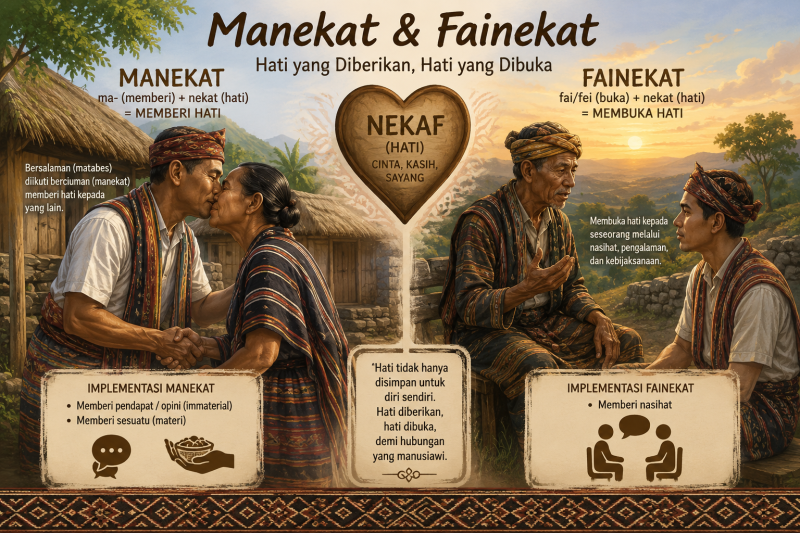 Manekat & Fainekat; Gambar ilustrasi oleh ChatGPT