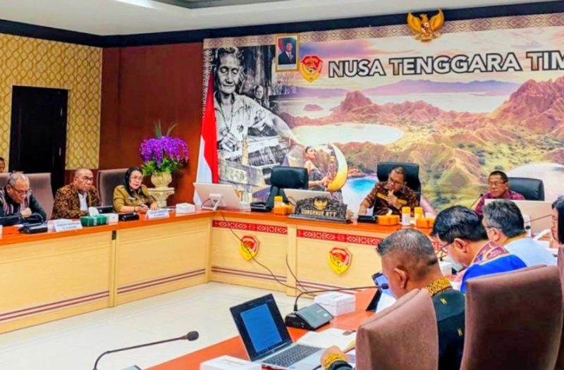 Gubernur NTT Melkiades Laka Lena pimpin RUPS Luar Biasa PT Flobamor (Perseroda) terkait perubahan tata kelola Hotel Sasando.