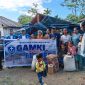 Penyaluran bantuan dari GAMKI untuk korban Gempa Flores.