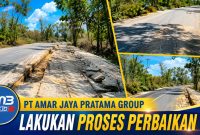 Foto: proses perbaikan IJD di Fatukoa.