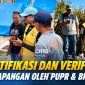 Proses verifikasi oleh Kepala Dinas PUPR NTT dan tim teknis di lapangan.