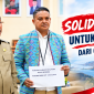 Bupati Kupang didampingi Direktur Utama Bank NTT Cabang Oelamasi membuka donasi dengan Gerakan Sepuluh Ribu bagi seluruh masyarakat yang ingin berkontribusi khususnya PNS dan PPPK lingkup Pemkab Kupang.
