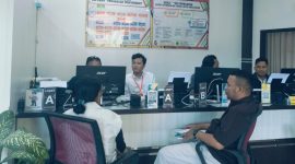 Pelapor membuat laporan polisi didampingi Kuasa hukumnya, Adeninu Natumnea, S.H.