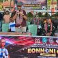 Sambutan sekaligus membuka turnamen oleh Anggota DPR RI Komisi IV Fraksi PKB Dapil NTT II, Usman Husin pada Eonnoni Cup 2026 di Amarasi.