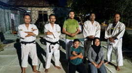 Foto bersama usai latihan bersama.