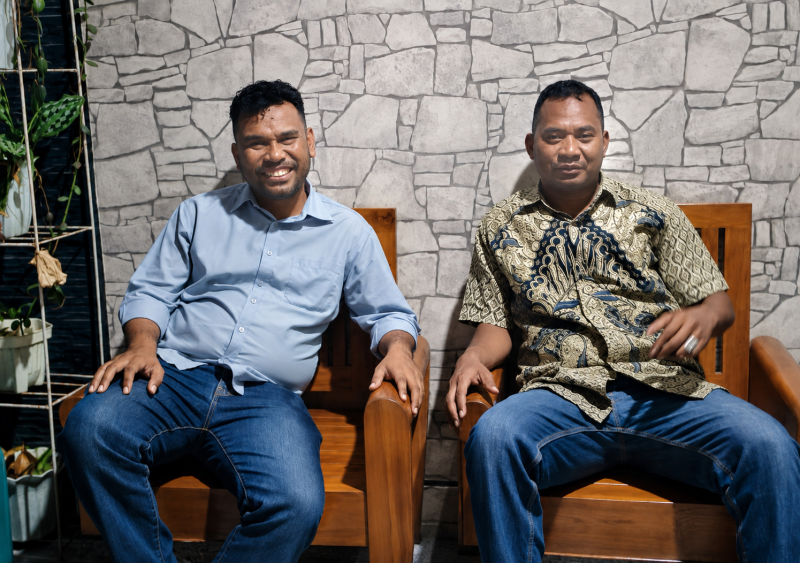 Kuasa hukum CV. Karya Bangun Mandiri, Bernard S. Anin, S.H., M.H dan Ferdianto Boimau, S.H., M.H.