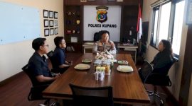 Ketua Pengadilan Negeri Oelamasi, Sayu Komang Wiratini, S.H.,M.H, silaturahmi dengan Kapolres Kupang AKBP Aditya Octorio Putra, S.I.K.