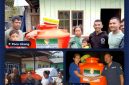 Penyaluran tandom air di Kecamatan Ruteng.